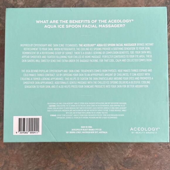 ACE OLOGY Aqua Ice Spoon Facial Massager #ACETIME - Picture 6 of 6